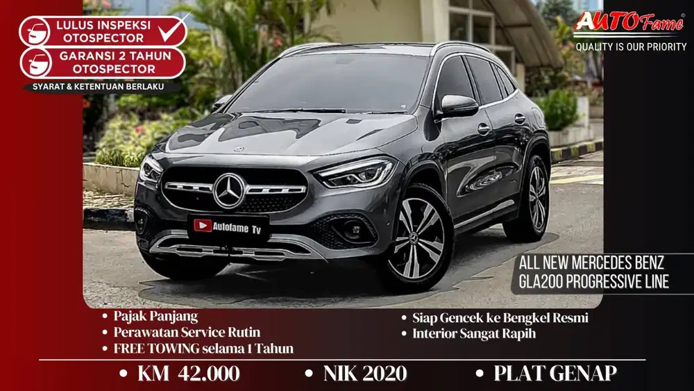 KM42RB Mercedes Benz GLA200 Progressive Line Mountain Gray 2020