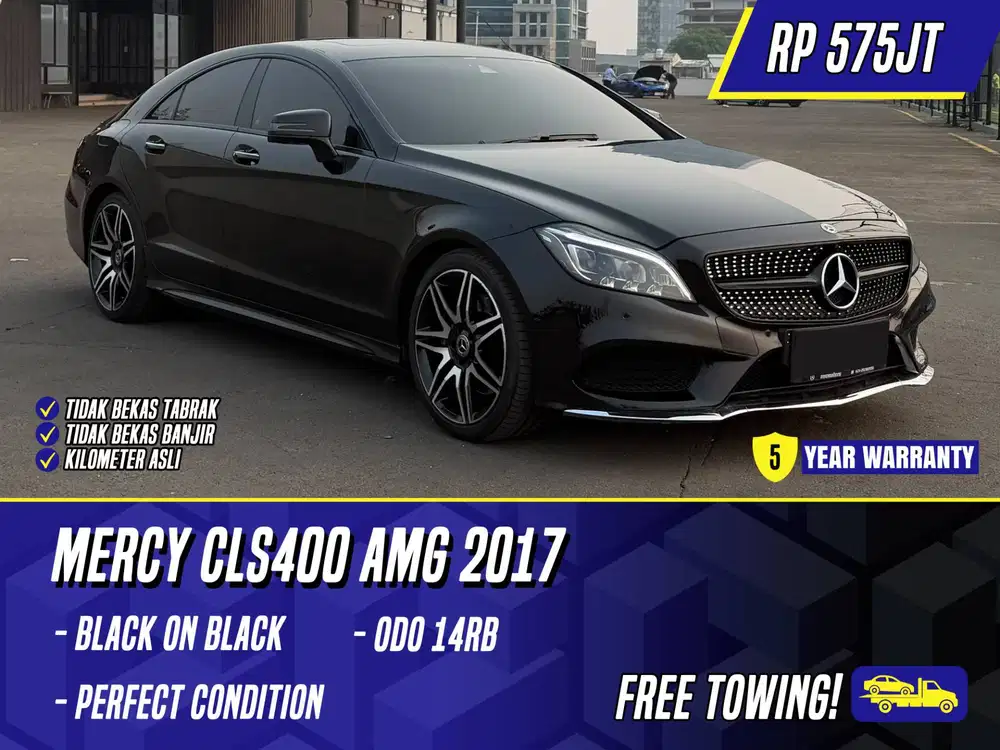Mercedes Benz CLS400 AMG 2017 Black Hitam Mercy CLS 400