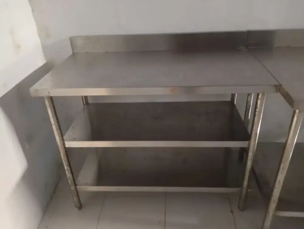 meja stainless solid dan etalase pemanas MURAHHHH