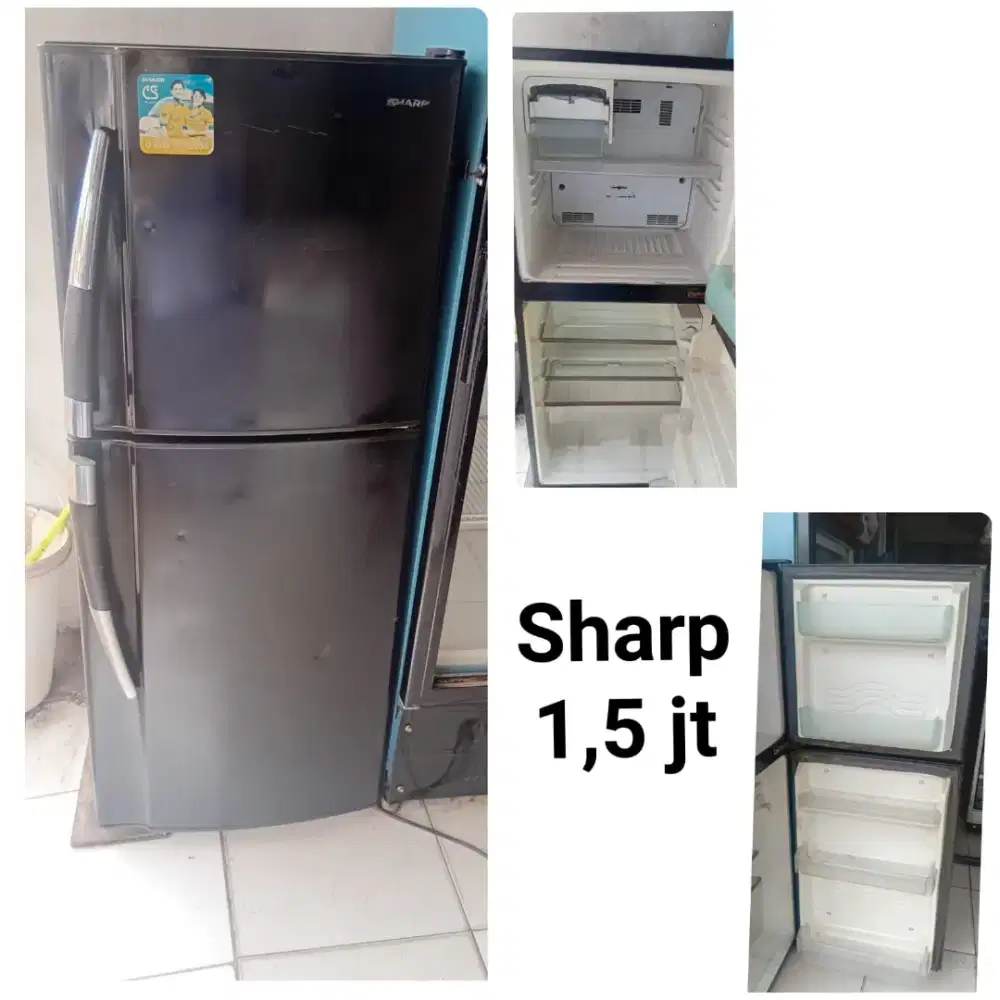 Kulkas SHARP bekas bergaransi