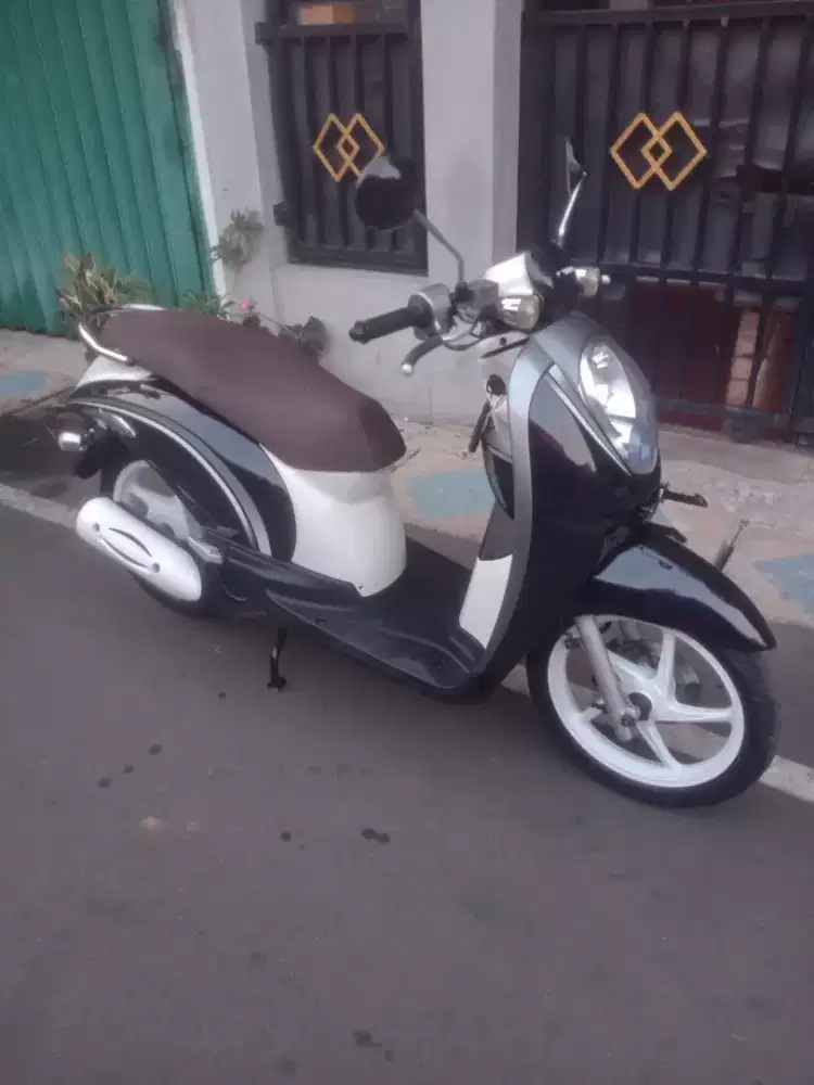 Honda Scoopy karburator 2012 pajak pules orisinil fullll