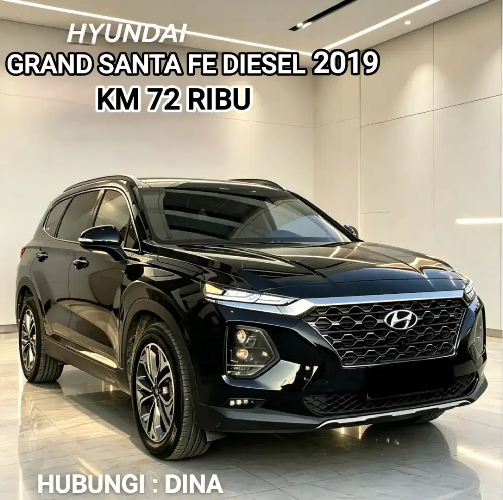 Hyundai Grand Santa Fe CRDI 2019 AT 2.2 Low Km,Pajak Panjang JULI 2027