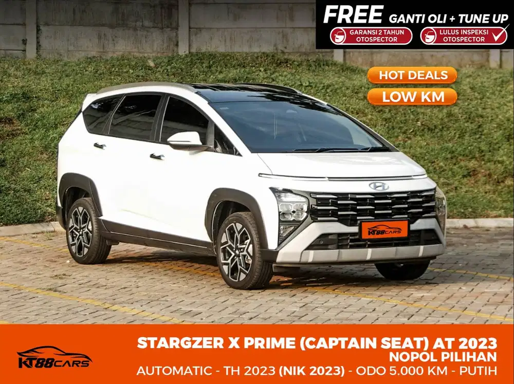Warranty HYUNDAI STARGAZER X PRIME AT CAPTAIN SEAT 2023