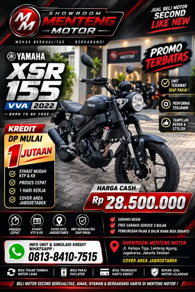 XSR 155VVA KREDIT MURAH DP 1JUTAAN
