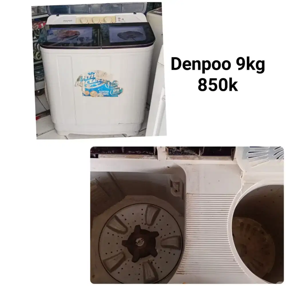 Mesin cuci DENPOO bekas bergaransi