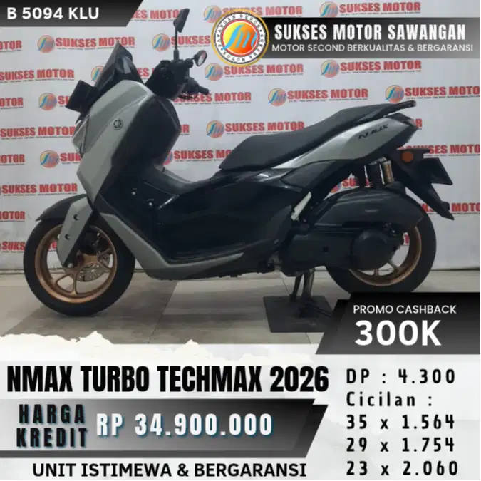 MULUS ISTIMEWA YAMAHA NMAX TURBO TECHMAX TH 2026 BISA CASH KREDIT