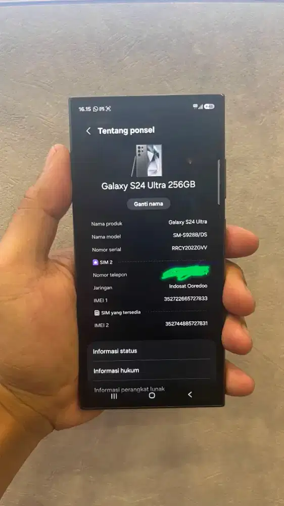 SAMSUNG S24 ULTRA 256GB