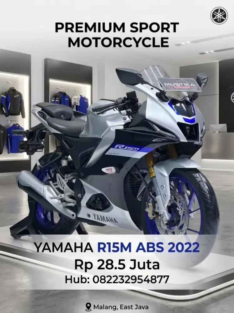 Perfect Condition!!Yamaha R15M-ABS 2022 Plat S Dp500rb Mulus-Mustika