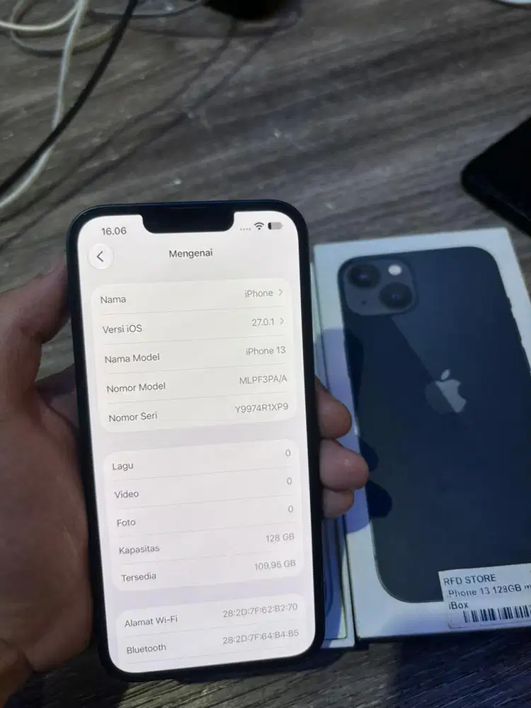 iphone 13/128 iboxx