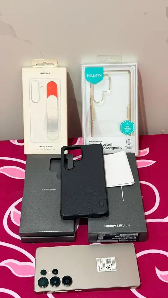 Samsung S25 Ultra 12/256 Titanium Grey, Fullset, Banyak bonusnya