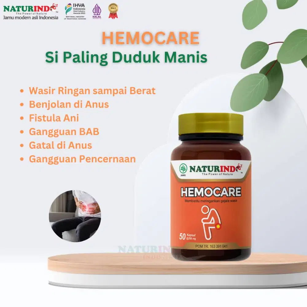 Jamu Modern Naturindo Hemocare Mengatasi Gangguan Pencernaan