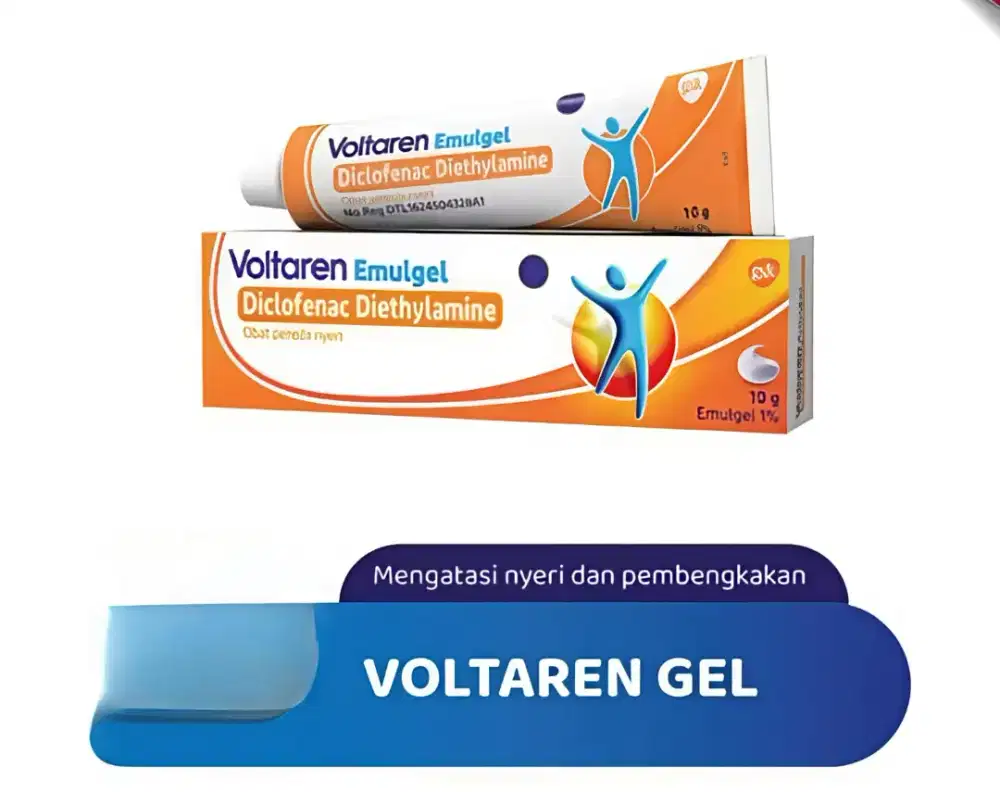 Voltaren Gel untuk sakit Otot/ Saraf kejepit/kesleo/sakit pinggang dll