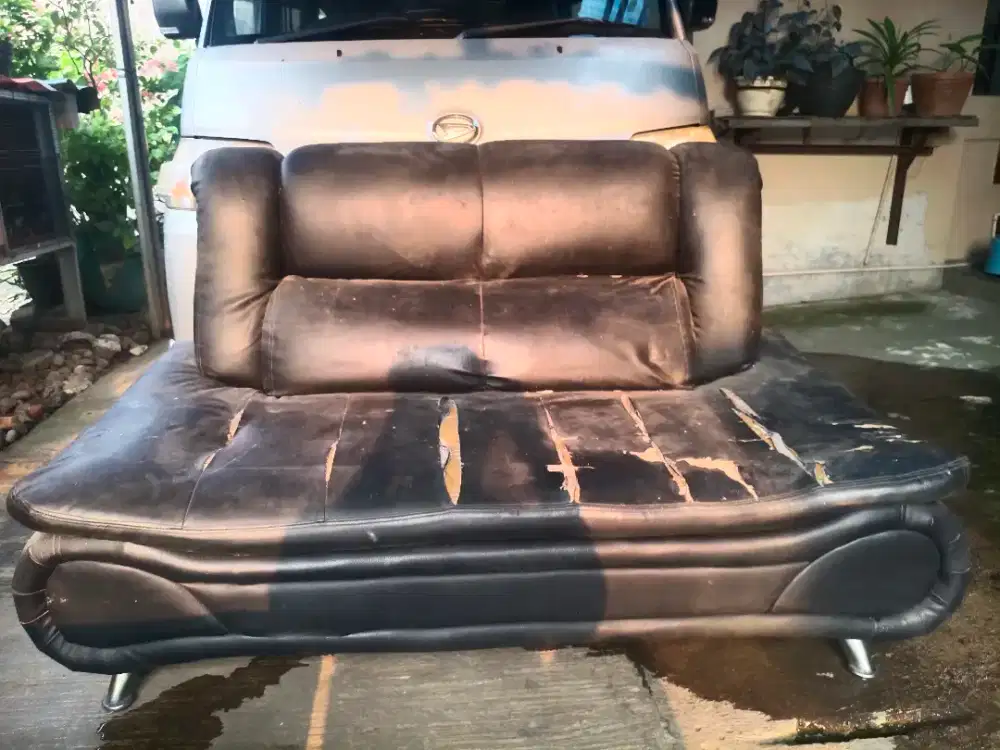 Sofa Bed Kulit Sintetis (bahan oscar)