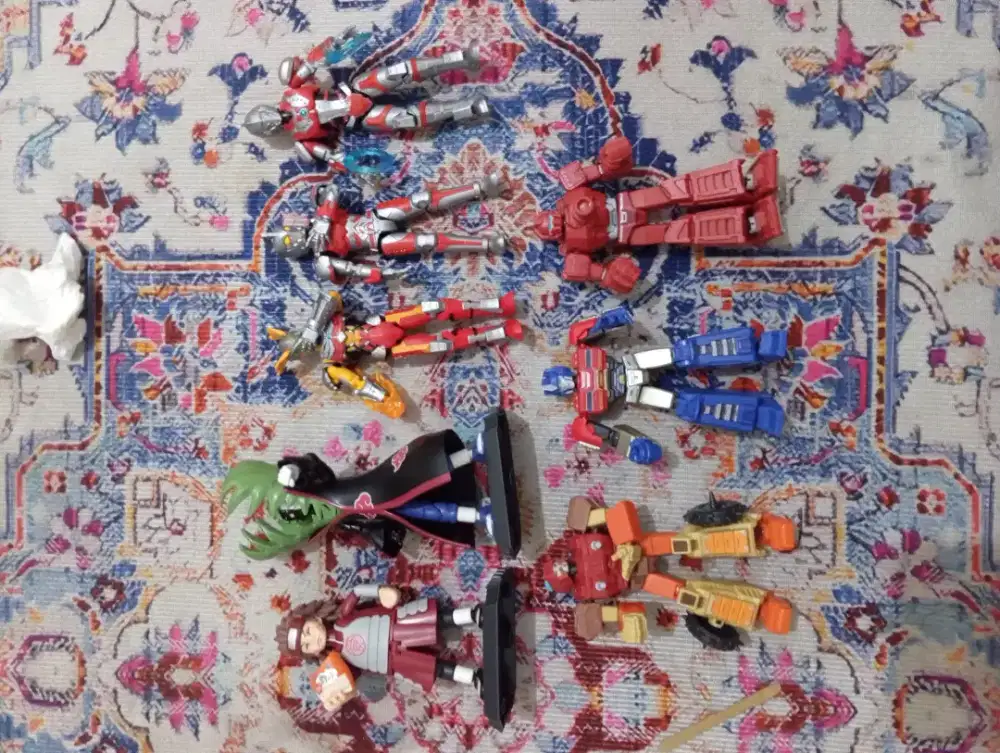 BLOKEES NARUTO, TRANSFORMERS, ULTRAMAN