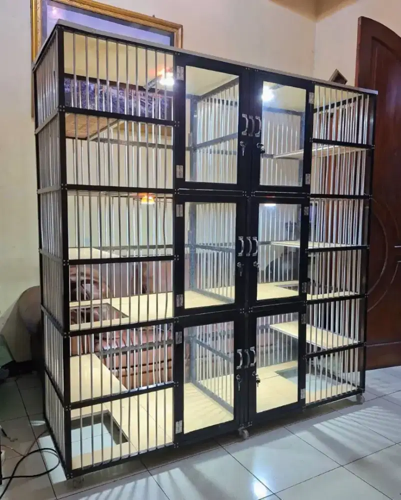 Kandang Kucing Aluminium Preloved BSH British Scottish Munchkin Persia