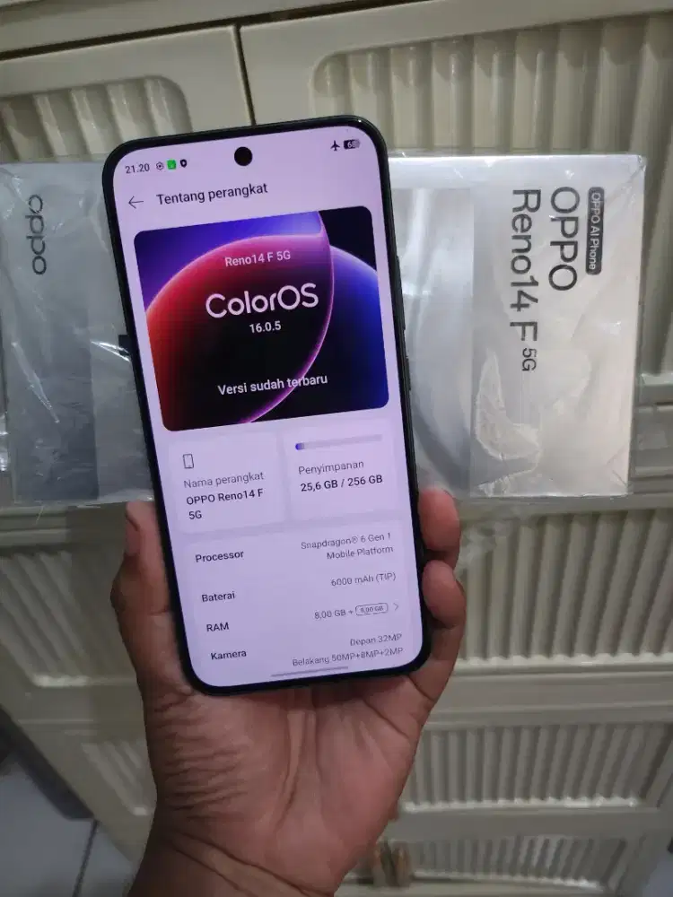 Oppo reno 14f 5g 8/256gb