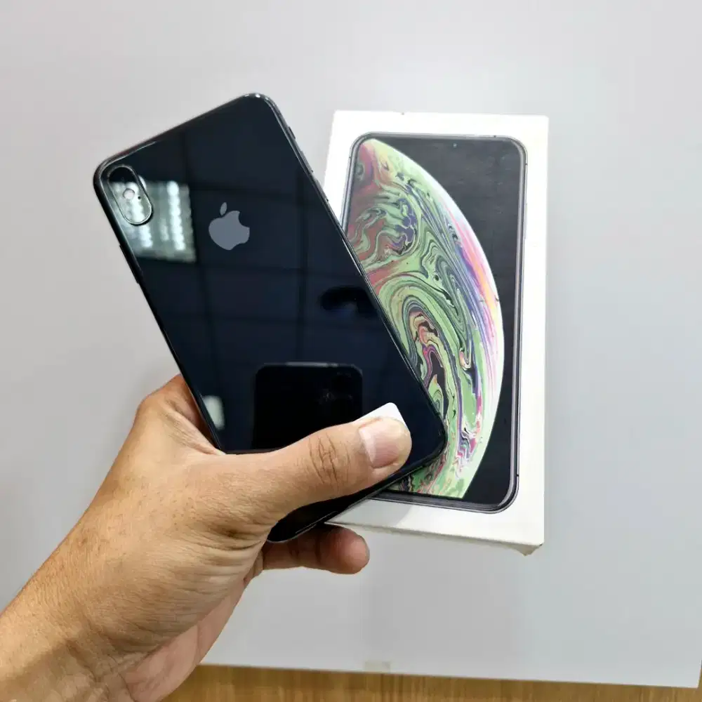 iPhone XS Max 64gb, inter Regist, Fullset Free adapter