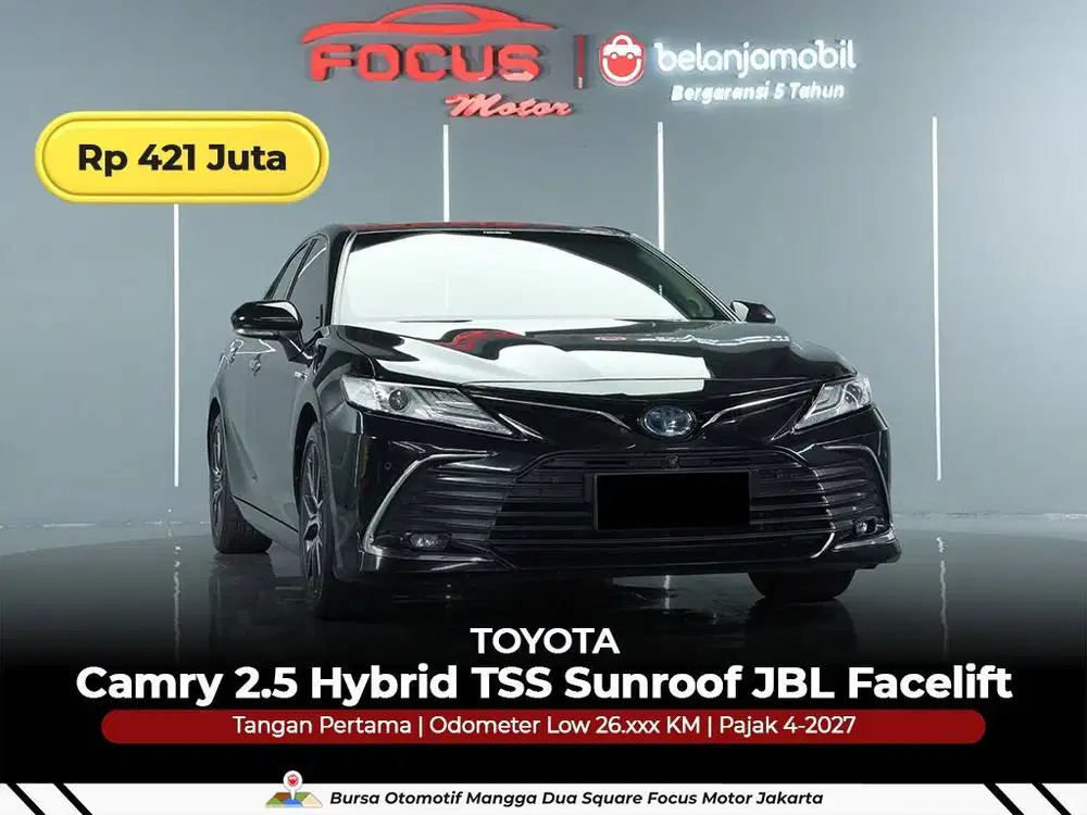 [ GARANSI 5THN LOW KM ] Toyota Camry 2.5 Hybrid TSS JBL 2020/2021/2022