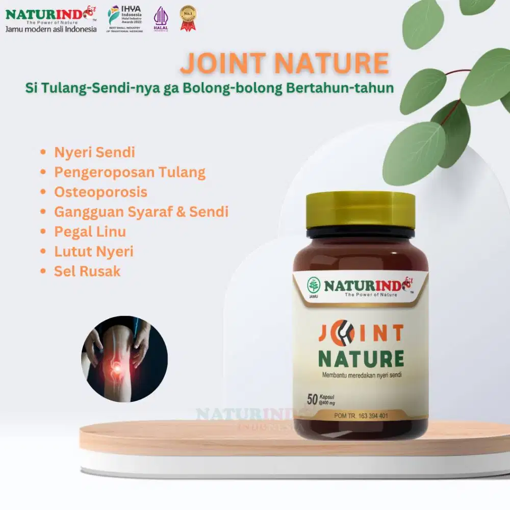 Jamu Modern Naturindo Joint Nature Atasi Nyeri Sendi Osteoprosis Syara