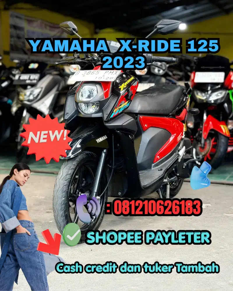 YAMAHA X-RIDE 2023 SIAP PAKAI