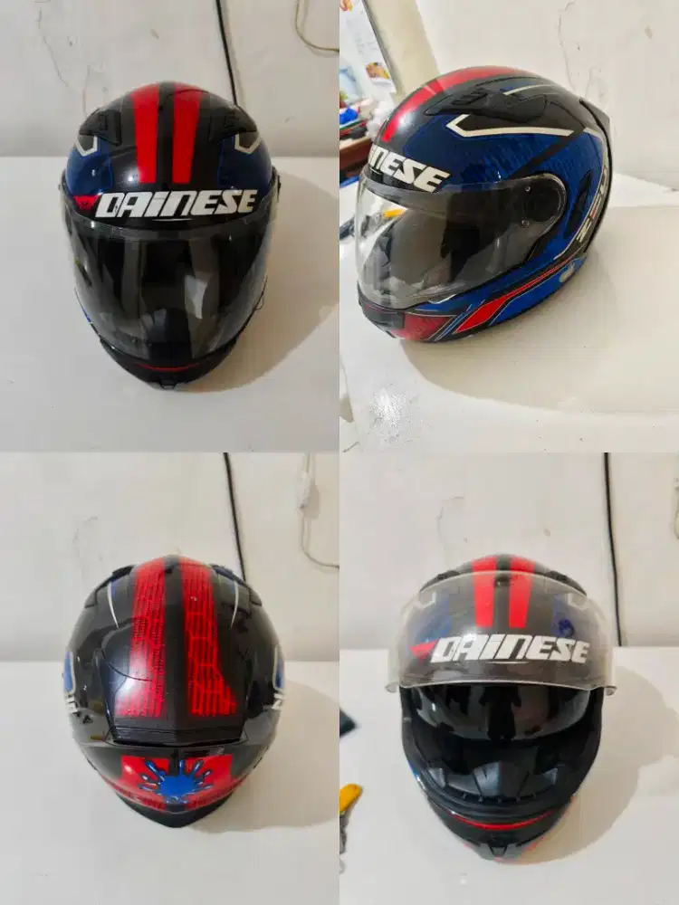 helm zeus full face double visor