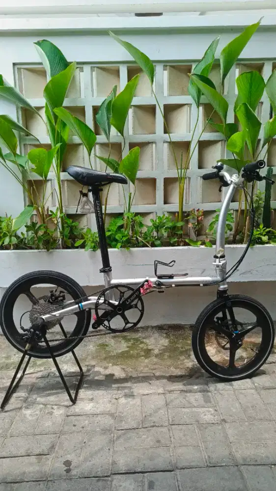 sepeda lipat fnhon gust 16+ carbon murah