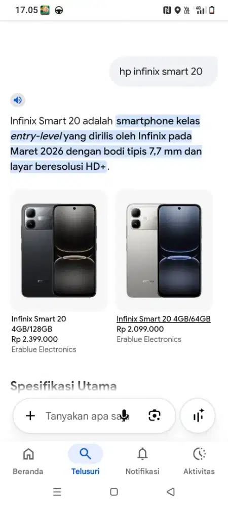 Take of  jual aja hp masih di pegadaian