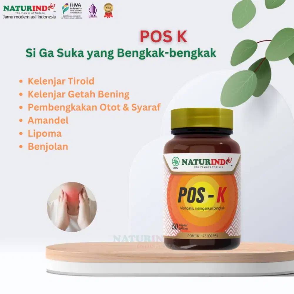Jamu Modern Naturindo POS K Mengatasi Amandel Pembengkakan Otot