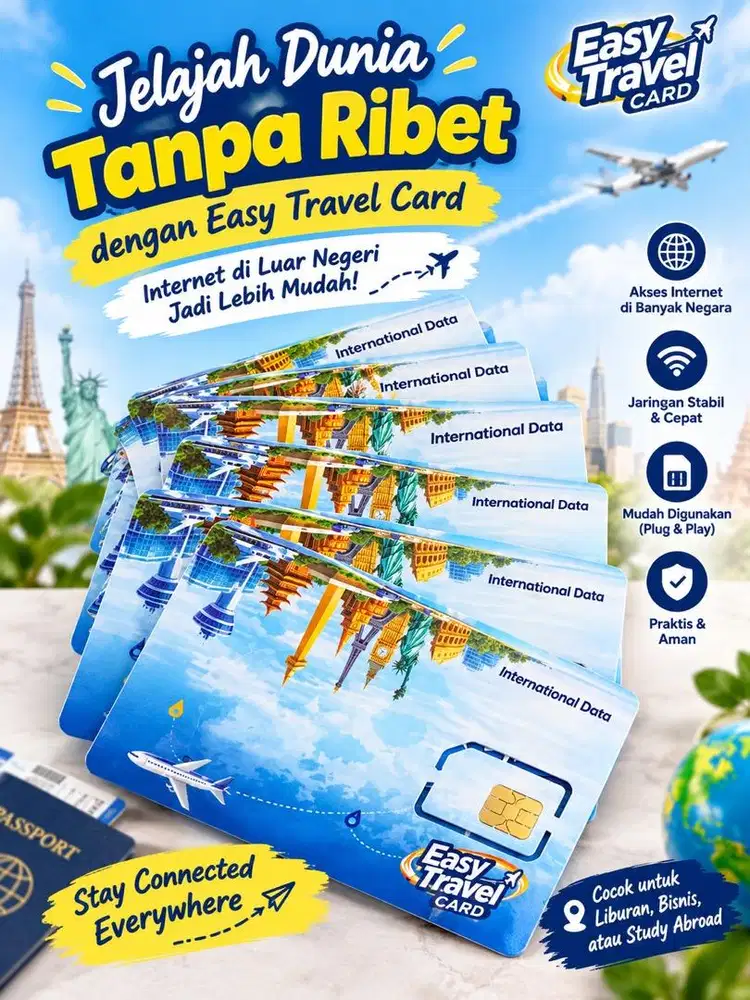 KARTU EASY TRAVEL,kartu internet