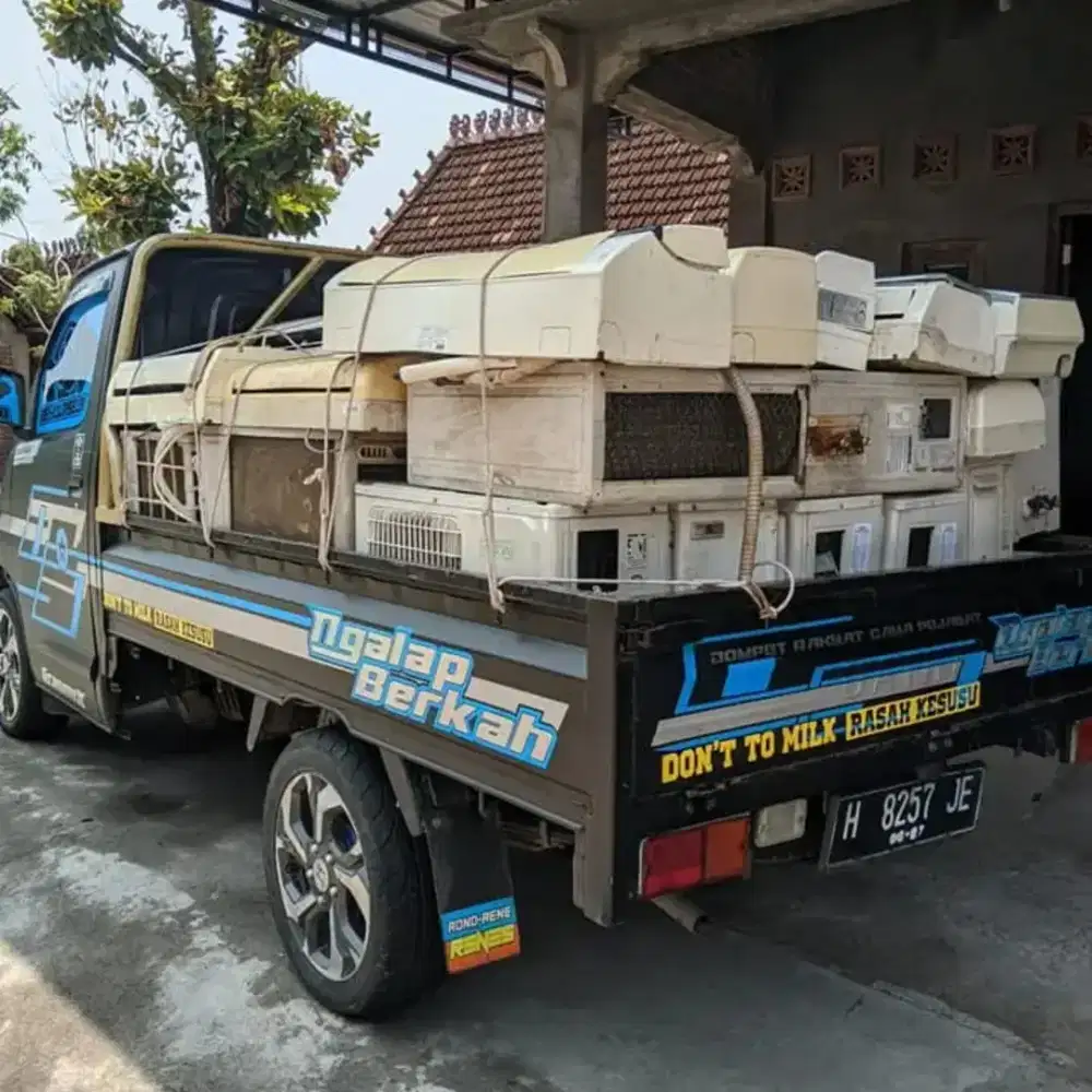 Dibeli Rosok Besi Tua Logamlainnya Elektronik Rusak Ac Mesin Mesin dll
