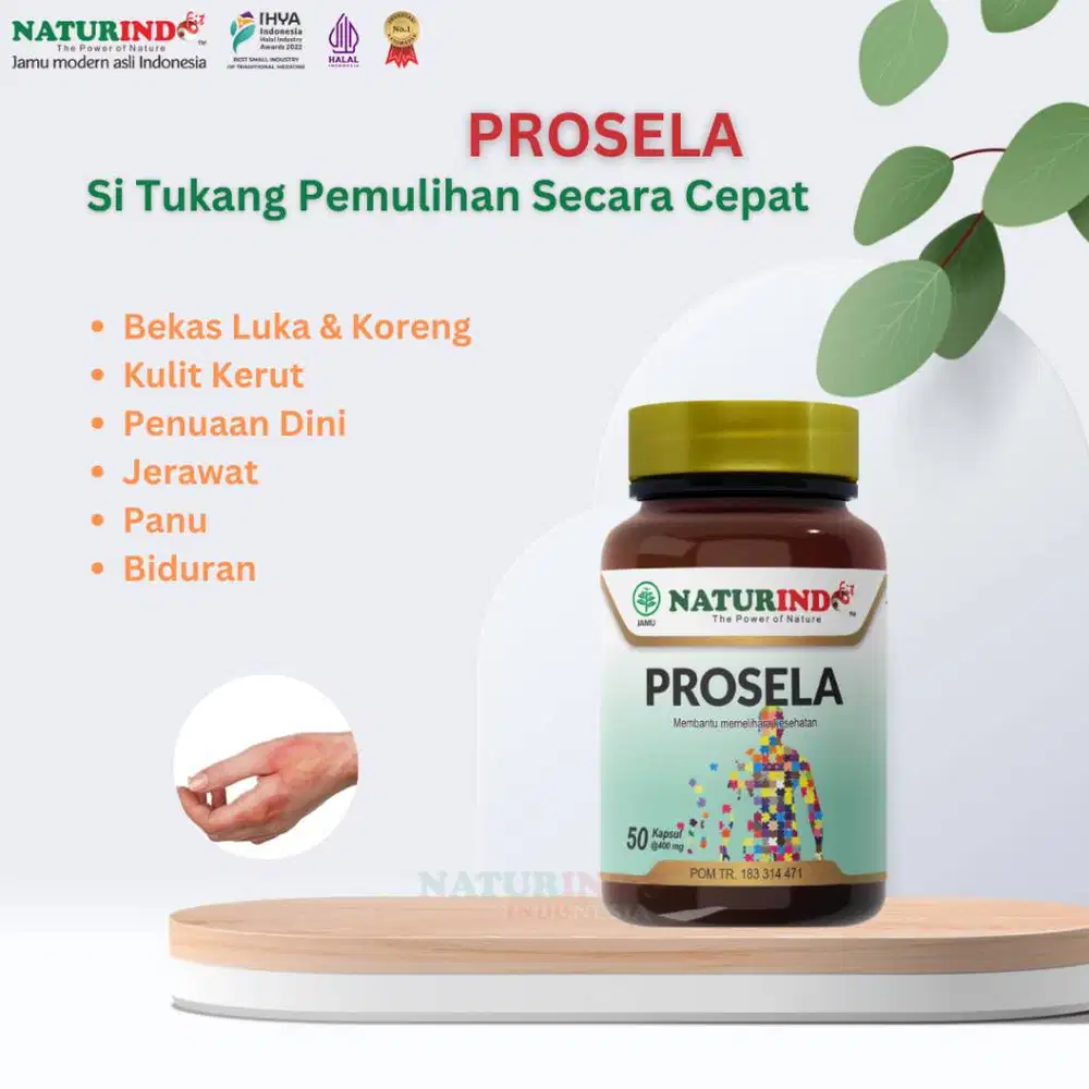 Jamu Modern Naturindo Prosela Penuaan Dini Panu Kulit Kerut