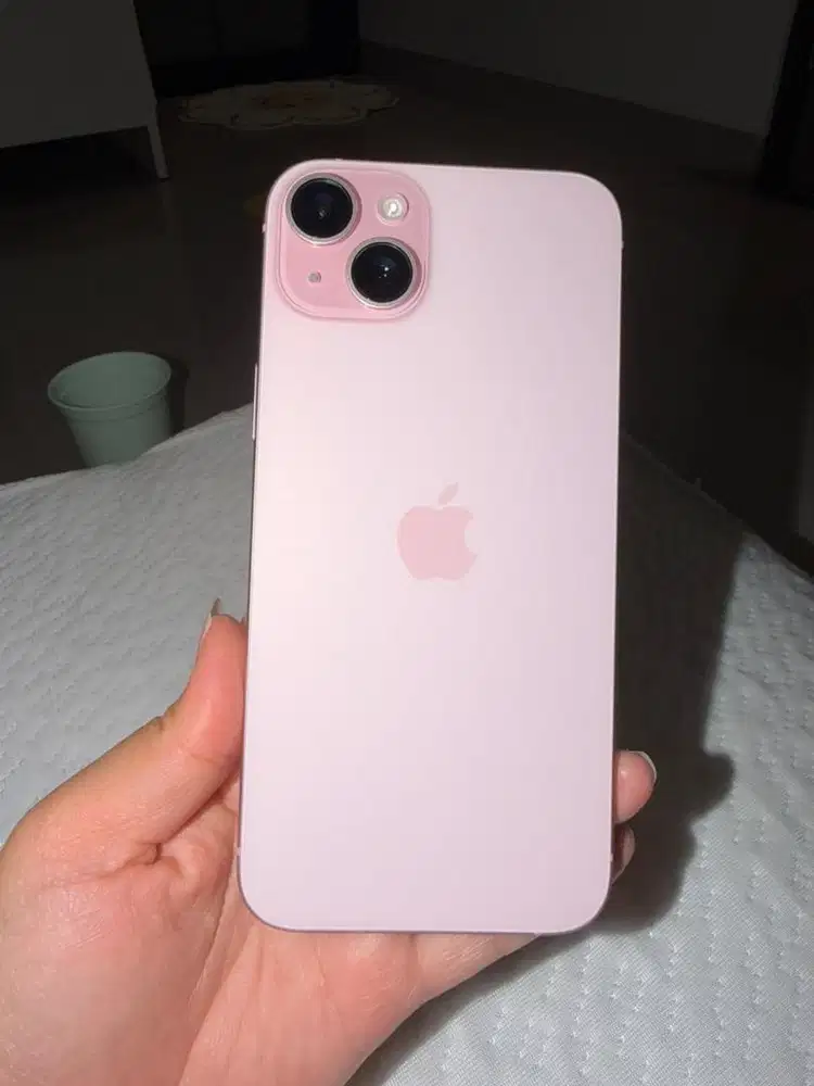 Iphone 15 plus 128gb ex ibox warna pink