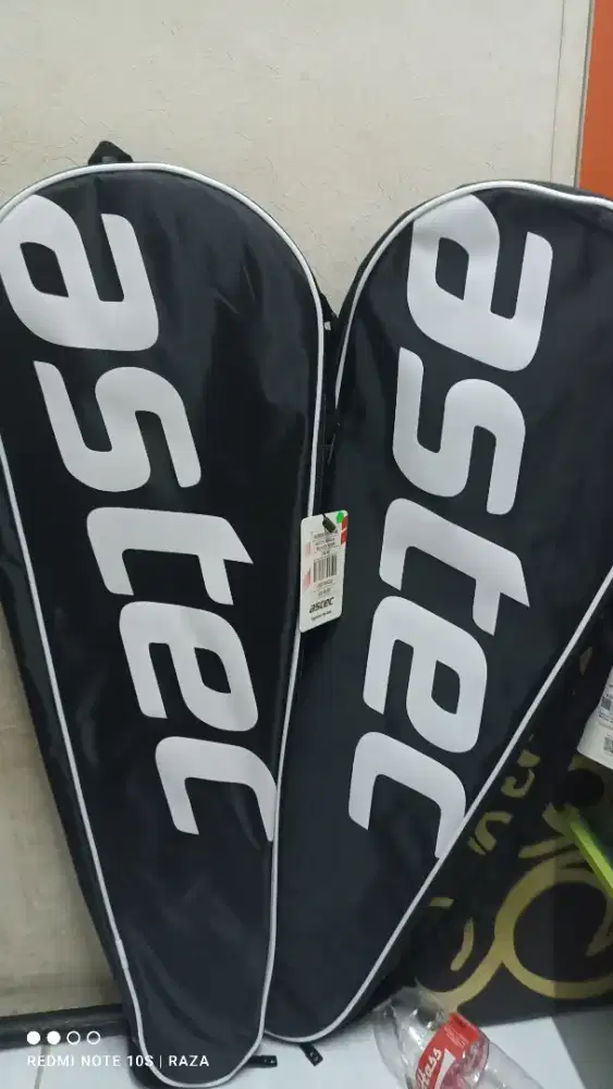 Tas raket badminton astec  original