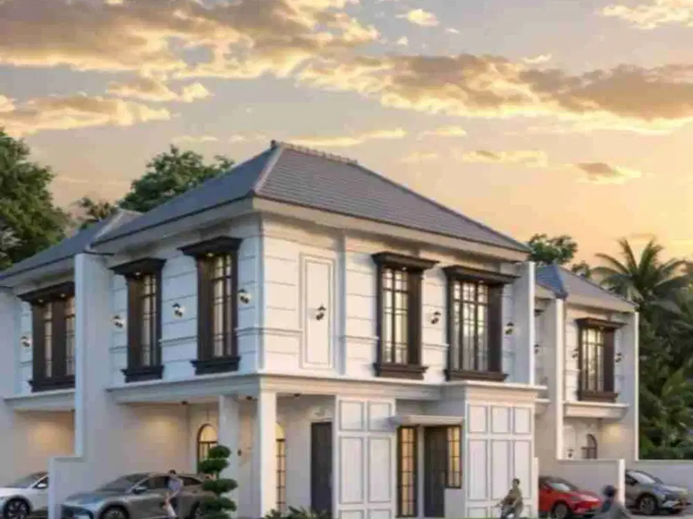 jual rumah baru 2 lantai
