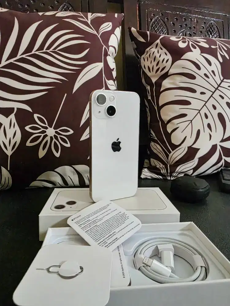 Apple iPhone 13 mini 128GB White Resmi Mulus
