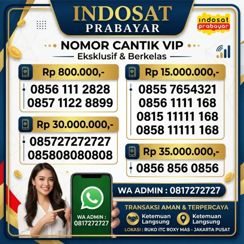 NOMOR CANTIK KOLEKSI INDOSAT