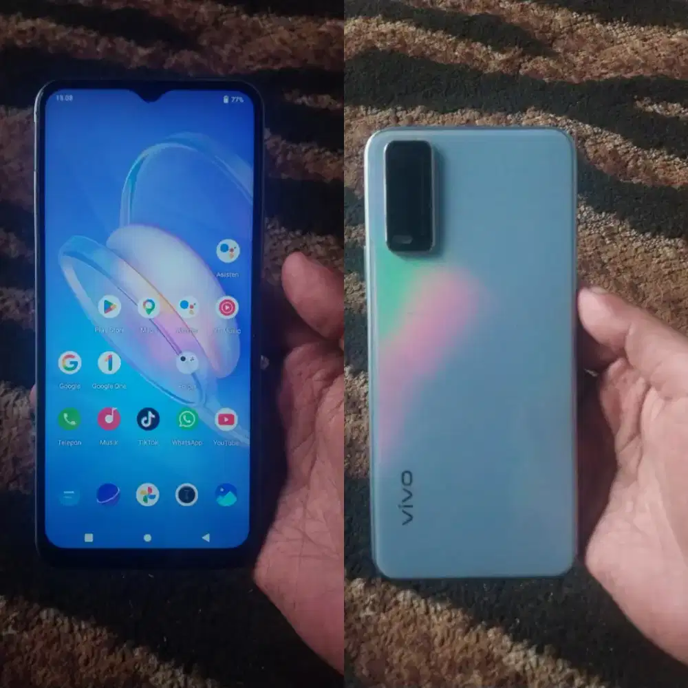 Vivo Y12s 2021 sidik jari aktif jual santai