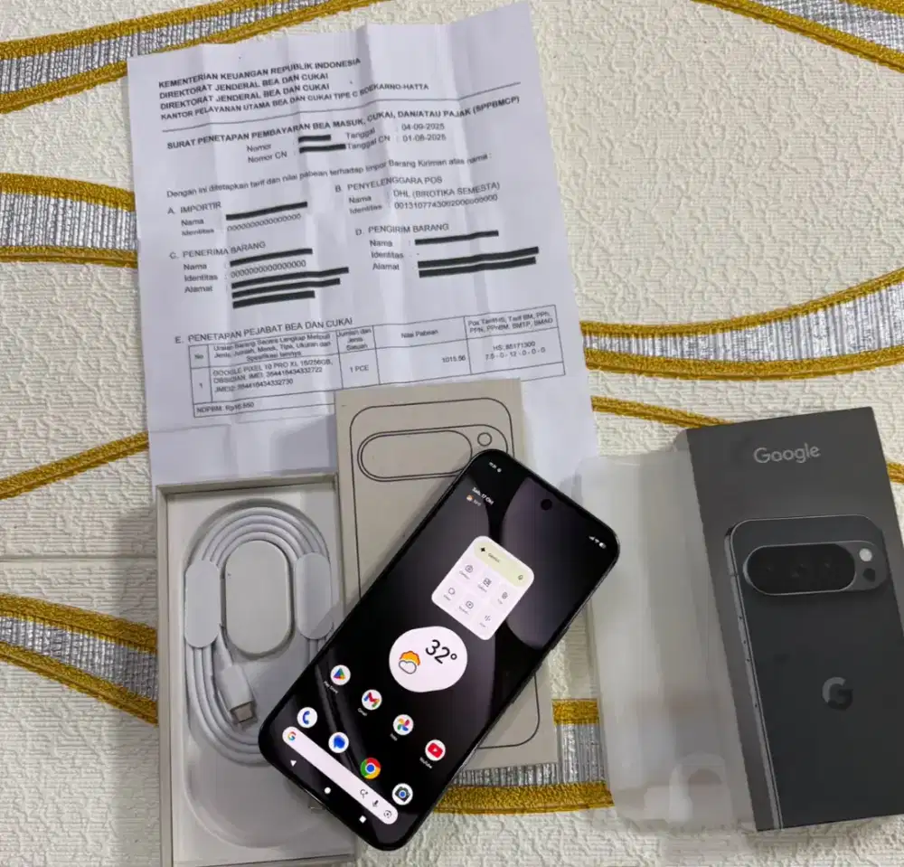 Google Pixel 10 Pro XL 16/256GB 5G Fullset Original Mulus Istimewa