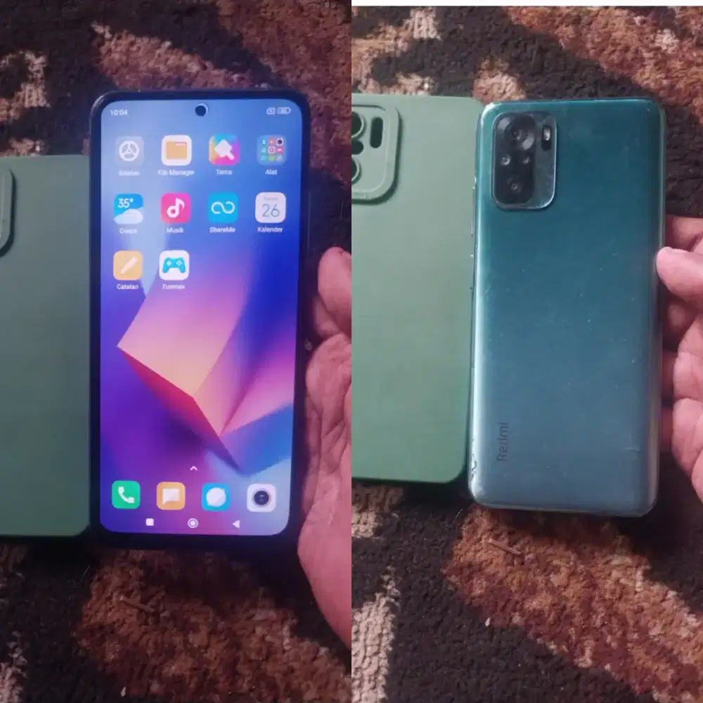Redmi note 10 ram 4+1/64 no minus lcd original