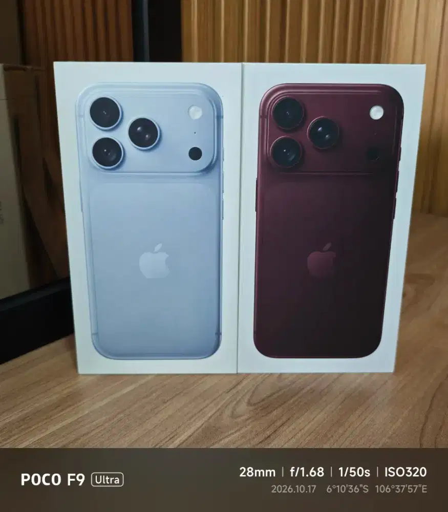 Iphone 18 pro 256gb baru segel