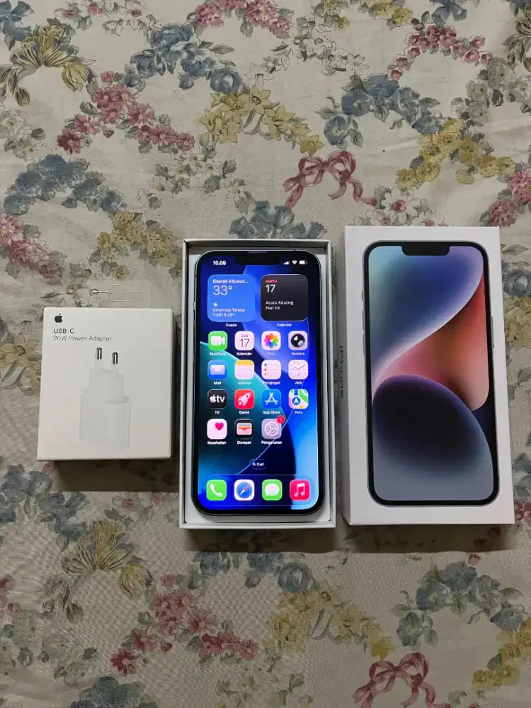 BU iphone 14 bisa semua kartu fullset nominus