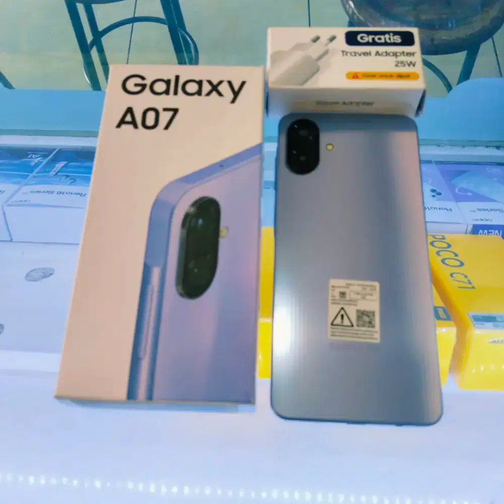 Seken Samsung a07 4/64 - Normal - mulus - komplit