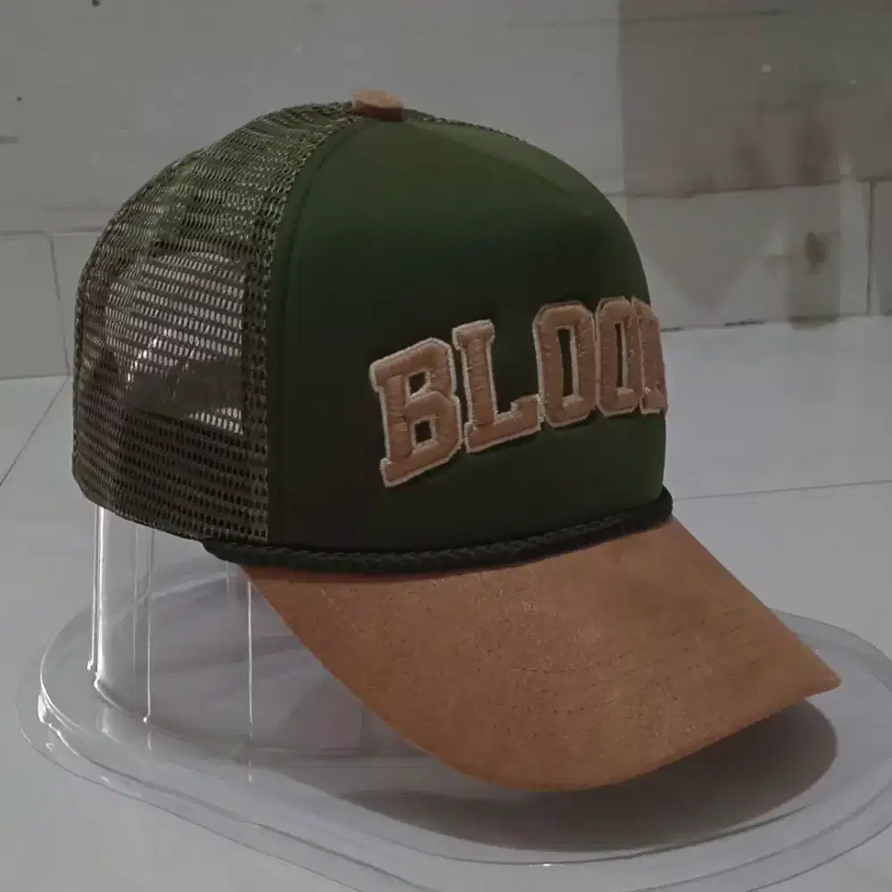 Topi Trucker Jaring BloodS ORIGINAL , Trucker Hat - Visor Suede