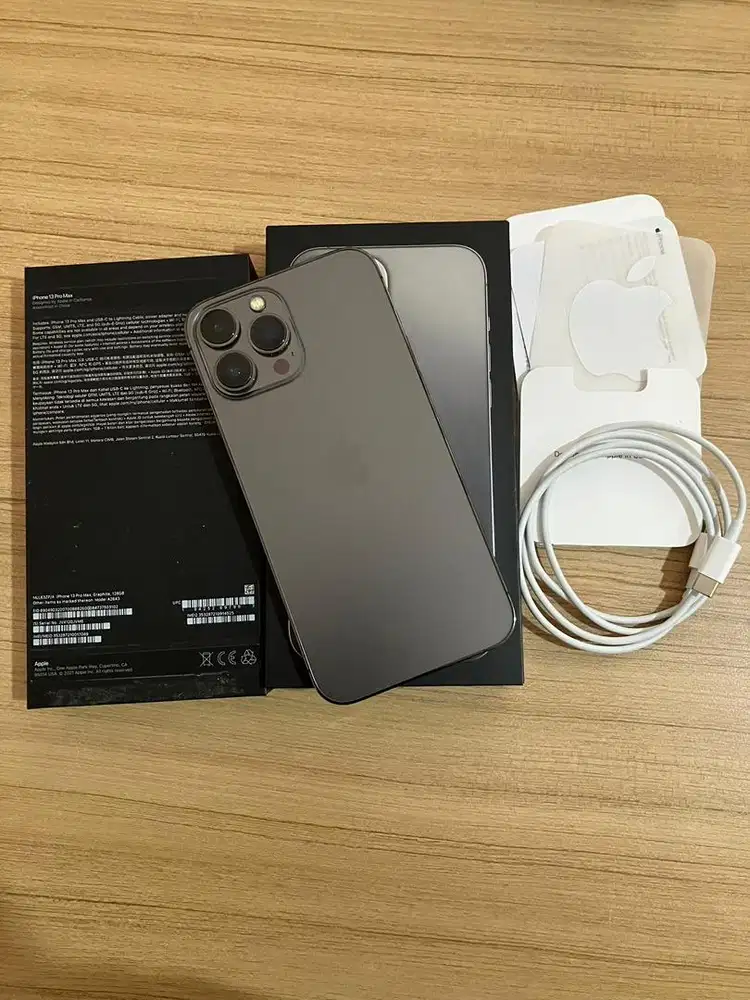 REGISTERED IPHONE 13 PRO MAX 128GB setara ibox beacukai  whiteliest