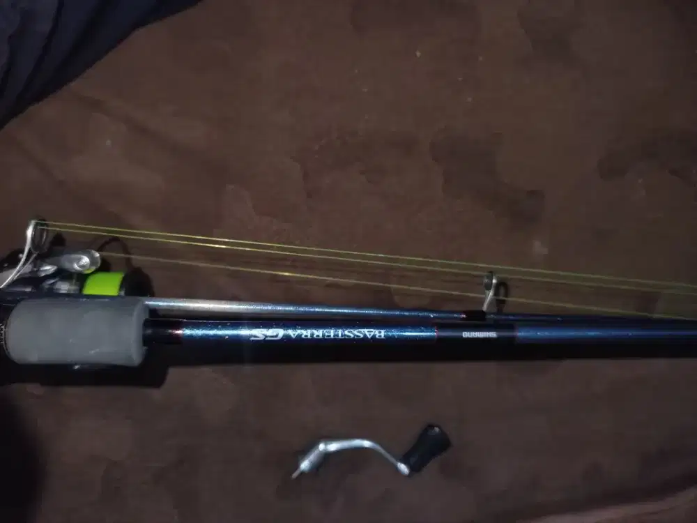 Joran dan reel shimano 1 set