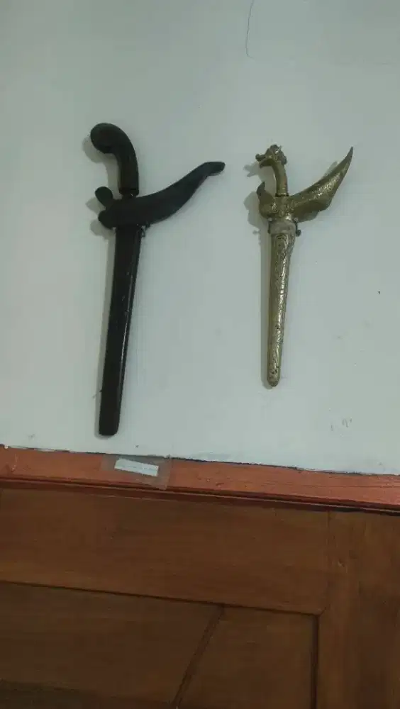 Barang antik Keris Kuningan ada lafad allahnya