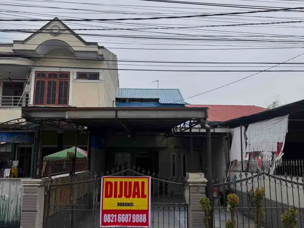 dijual rumah 1 lantai di jl banteng gatot subroto medan
