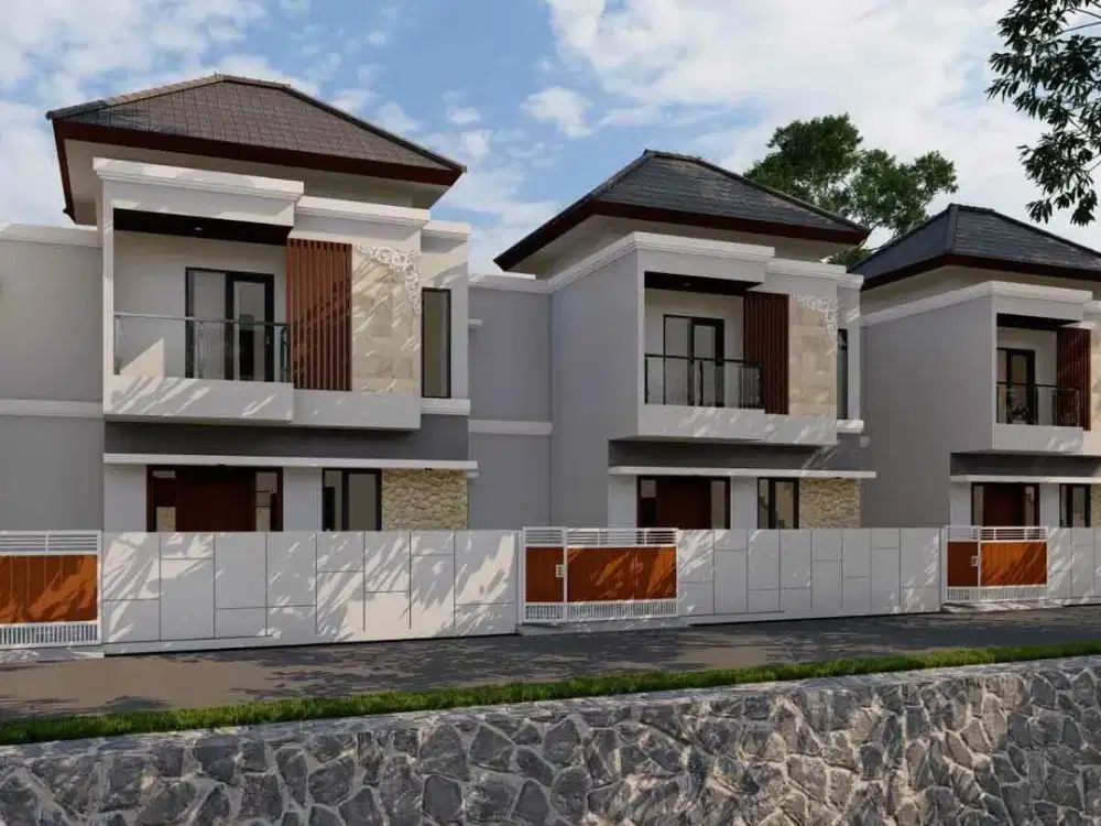 RUMAH BARU DALAM KOMPLEK PERUMAHAN DI JIMBARAN