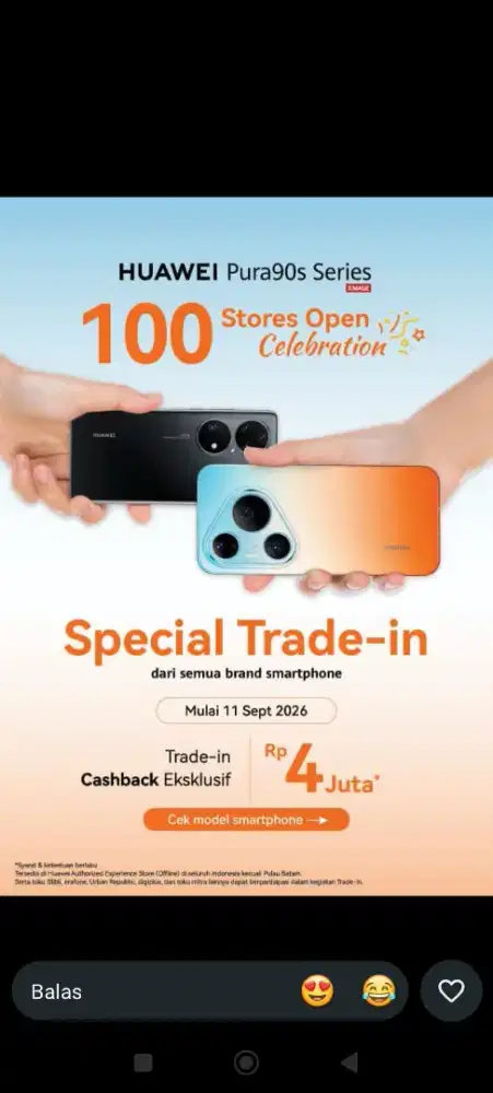 CASH, KREDIT,TUKER TAMBAH HANDPHONE, MATEPAD DAN SMARTWATCH