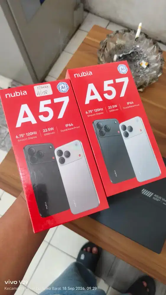 Nubia A57 4+4/128 baru segel box pabrik spesial promo